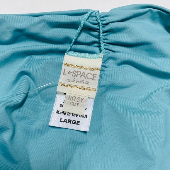 L*Space by Monica Wise Bitsy Cut Bikini Bottom Size Large - Picture 5 of 6